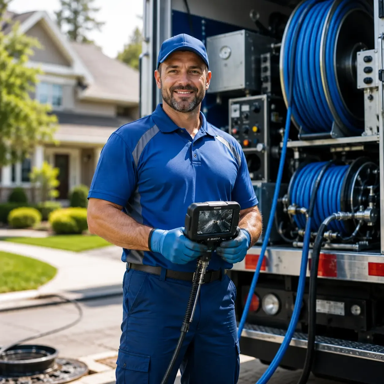 Local outdoor drain cleaning specialists in Warfield, VA